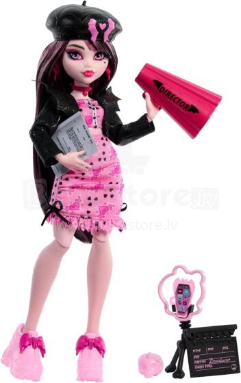 Monster High – Fearbook Draculaura Art.HXW30 кукла Дракулаура Fearbook в стиле киноклуба с аксессуарами