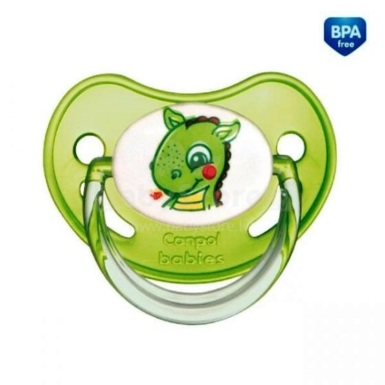 Canpol babies Art.22/603 Anatomisks lateksa knupis māneklītis ar vāciņu A 0-6M
