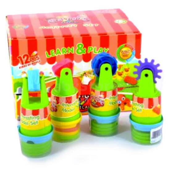 Plasticine Magical Art.339585 Набор классического пластилина с отпечатками