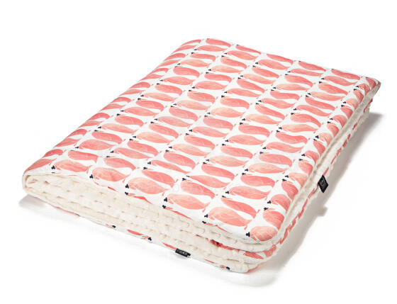 La Millou Art. 83471 Toddler Blanket Penguin Pepe Ecru