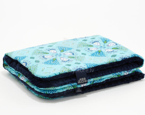La Millou By Anna Mucha Art. 83503 Preschooler's Blanket Indigo Navy