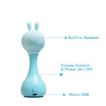 Alilo Smart Hare R1 Blue LV – Interactive Musical Developmental Toy for Children from 0+ with Latvian Voice