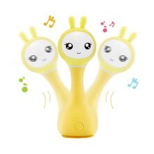 Alilo Smart Hare R1 Yellow LV – Interactive Musical Developmental Toy for Children from 0+ with Latvian Voice