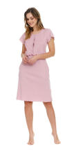 Doctornap  Art.4543 Light Pink  Ночная рубашка для кормящих мамочек