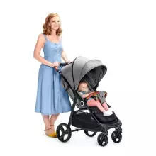 KinderKraft'20 Grande Art.KKWGRANGRY00N Grey