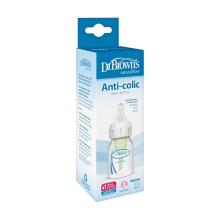 Dr. Brown’s Natural Flow® Options+™ PP Narrow  Art.056-GBX  Enneaegsetele ja vastsündinutele mõeldud lutipudel nibuga, 60 ml