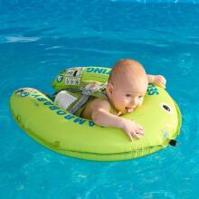 Heccei SelfAir™ Art.111461 Lime Gecko Mambobaby Autom Baby Swimmer Inflatable Baby Swimming Aid Compact Foldable Design Swimming Ring Perfect Swimming Trainer for Children from 3 to 24 Months