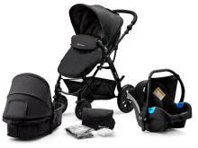 KinderKraft'20 XMoov Black 3 in1 Art.KKWXMOVBLK3000  Универсальная коляска 3 в 1 +автокресло