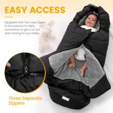 Bebe Basic Footmuff Universal Art.116584 Black