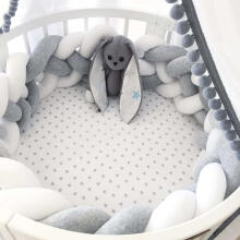 La bebe™ Velvet Border (160) Art.119726 Grey Bed bumper 160cm