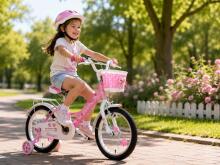 Esperia Kids Bike Junior Game Girl 14 Art.Art.9700 Children's bicycle with inflatable wheels and a steel frame