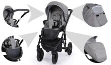 Kunert Mila Premium Class Art.MI-08 Dark Grey 3 in 1