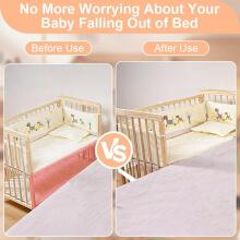 Kidsworld Strap for Baby Cot Art.121970 Side Bed Strap for Box Spring Beds Docking to the Adult Bed (White)