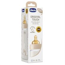 Chicco Original Touch Anticolic Baby Bottle Art.129087 Lateks lutipudel 330 ml
