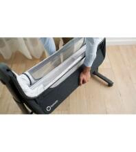 Lionelo Timon + Matress Fiki Miki 3in1 Art.117937 Graphite Beebivoodi 3 ühes