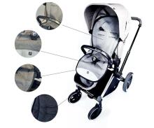La Bebe™ Universal Liner Memory Foam Air Art.135822 Grey Memory trolley insert