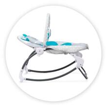 Momi Bouncer Luis Art.BULE00017 Blue  Modern rocking chair with music and vibration