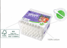 Happy Art.141655 Bella Baby Happy 100% cotton (Baby Cotton Swabs with Large Tips for Newborn Babies, Kids)