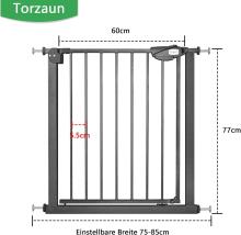 Naizy N Stop Safety Gate Art.142038 Black Turvavärav