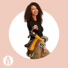 KinderKraft Minibi Art.KRMIBI00YEL0000 Honey Yellow