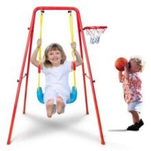 Bebe Basic Swing/Basketball Art.KX7936 Kiik + pallikorv metallraamil