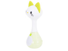 Ikonka Art.KX5592_5 Rattle teether + helid tuled kass HOLA