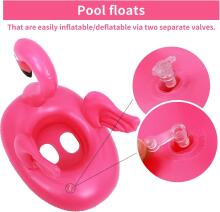 Kidsworld Flamigo Pool Art.148448 Täispuhutav laste pontoonratas flamingo