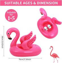 Kidsworld Flamigo Pool Art.148448 Täispuhutav laste pontoonratas flamingo