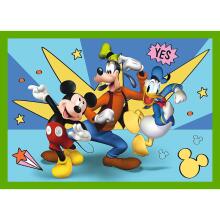 TREFL MICKEY MOUSE Pusle komplekt, 4 tk, Miki Hiir