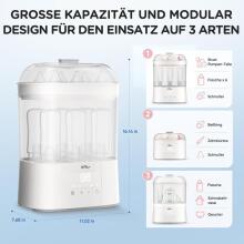 Bear Steriliser for Baby Bottles with Drying Function 4-in-1 Art.15213 Steriliser for Baby Items, Baby Bottles & Breast Pump Accessories