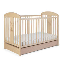La Bebe™ Kids Wood Cot Tomi 20 Art.152181 Natural Laste puidust võrevoodi 120x60 cm