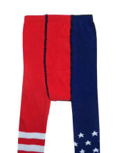 Weri Spezials Bērnu Zeķubikses Stripes and Stars Red and Navy ART.SW-1835 Augstas kvalitātes bērnu kokvilnas Zeķubikses