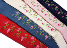 Weri Spezials Bērnu Zeķubikses Rose Branches Navy ART.WERI-2415 Augstas kvalitātes bērnu kokvilnas Zeķubikses meitenēm