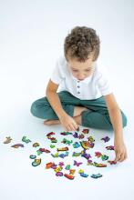 KIDS DO Wooden puzzle Art.AP3118 Puidust pusle 64 tk