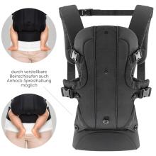 Fillikid Front Carrier Art.156837 Black 2-ühes lapsekandealus (3,6–15 kg)