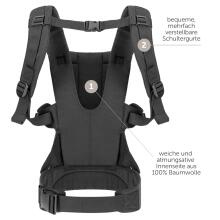 Fillikid Front Carrier Art.156837 Black 2-ühes lapsekandealus (3,6–15 kg)