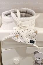 La Bebe™ Sleep Comforter Art.156856 Black Bunnies