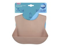 Canpol Babies Art.51/030 Beige Silikoonist põll taskuga