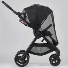 Bebe Basic ™ Mosquito Net Art.KX7851 Black Большая Москитная сетка на коляску универсальная 140см