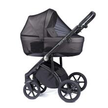 Bebe Basic ™ Mosquito Net Art.KX7851 Black Большая Москитная сетка на коляску универсальная 140см