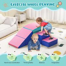 Lischwert Children's Foam Building Blocks Art.159984 Pink/Blue