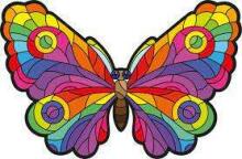 Kids Do Wooden puzzle  Art.AP3115 Butterfly Puidust pusle 52 tk