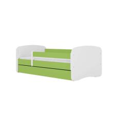 Bed babydreams green teddybear butterflies with drawer with non-flammable mattress 160/80