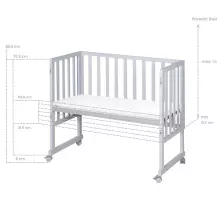 Roba Craddle Co-Sleeping Bed Art.16528 Beebi häll jalgadega