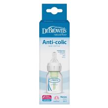 Dr. Brown’s Natural Flow® Options+™ PP Narrow Art.SB2100 Enneaegsetele ja vastsündinutele mõeldud lutipudel nibuga, 60 ml