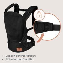Lionelo Margareet Air Art.168464 Black Beebikandekott (3,5–20 kg)