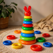 Toi Toys Rabbit Art.B-2007 Пирамидка