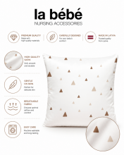 La Bebe™ Satin Art.18246 Pearl Puuvillasatiinist padjapüür 40x40cm