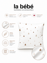 La Bebe™ Satin Art.18246 Pearl Puuvillasatiinist padjapüür 40x40cm