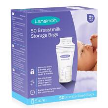 Lansinoh Breastmilk Storage Bag Art.40055 Breast milk storage bags 50pcs,180ml